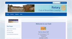 Desktop Screenshot of broomfieldcrossingrotary.org
